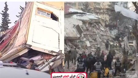 حدوث زلزال ضرب سوريا فجر الاثنين 6