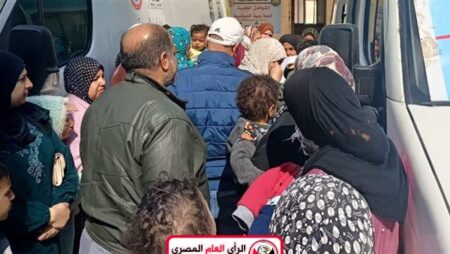 تقديم الخدمات الطبية لـ743 مواطنا من أهالى قرية أبو شحاتة بالإسماعيلية 1