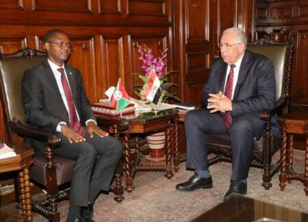 وزير الزراعة ينسق مع السفارة البوروندية لاستصلاح الأراضي الزراعية 1