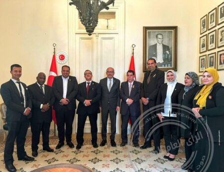 "تحيا مصر" يتقدم بالعزاء للسفارة التركية بالقاهرة 6