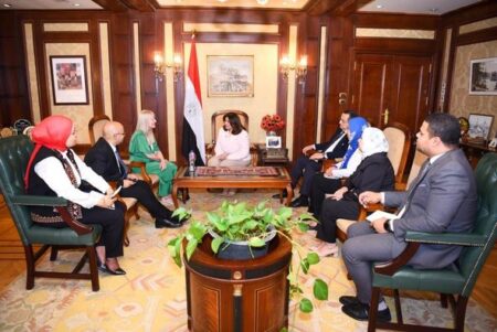 وزيرة الهجرة تلتقي سفيرة أيرلندا بالقاهرة لبحث سبل تعزيز التعاون الثنائي المشترك لعام 2023 1