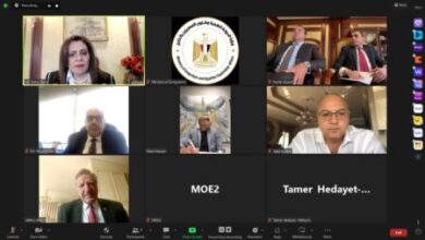 عبر "الفيديوكونفرانس"...وزيرة الهجرةتعقد اجتماعا تشاوريا مع أعضاء المجلس التأسيسي لـ"شركة المصريين بالخارج للاستثمار" 133