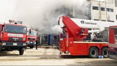 إطفاء حريق في أحد الشقق السكنية بمنطقة الطالبية 127