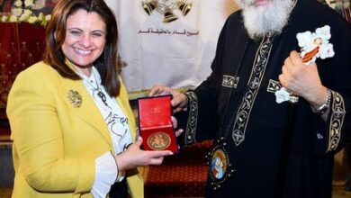 وزيرة الهجرة تشارك في الاحتفال بذكرى زيارة العائلة المقدسة إلى مصر بكنيسة أبي سرجة 4