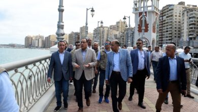 رئيس الوزراء يتفقد مشروع نفق وكباري السادات والممشى السياحي الجديد بميامي بالإسكندرية 3