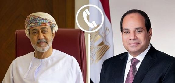 بمناسبة حلول عيد الأضحى الرئيس السيسى يتلقى اتصالًا هاتفيًا من سلطان عمان للتهنئة 1