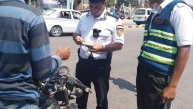 الأجهزة الأمنية: ضبط 481 مخالفة لقائدي دراجات نارية لعدم ارتداء ”الخوذة” 21