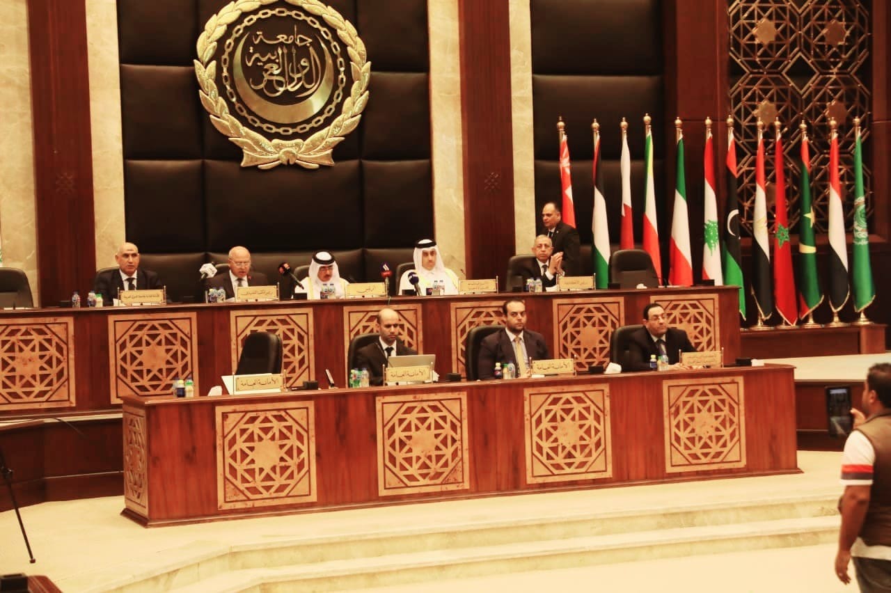 وزير النقل خلال مشاركته في اجتماع الدورة العادية رقم (36) لمجلس وزراء النقل العرب 5