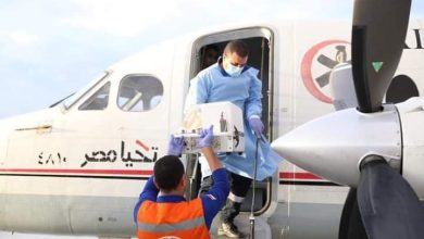 بناء على توجيهات الرئيس عبد الفتاح السيسي: نقل 12 طفلا إلى مستشفى العاصمة الإدارية الجديدة، بواسطة «الإسعاف الطائر» 1
