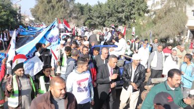 مسيرة وحشود في حب مصر بقري ابيس بالاسكندرية 3