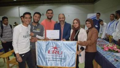 طلاب الجامعة المصرية الروسية يحصلون على مراكز متقدمة بمسابقة كرة القدم للروبوتات 24