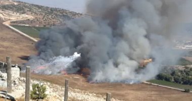 هجوم كبير لجيش الاحتلال على عشرات الأهداف بوادى السلوقى جنوب لبنان 3