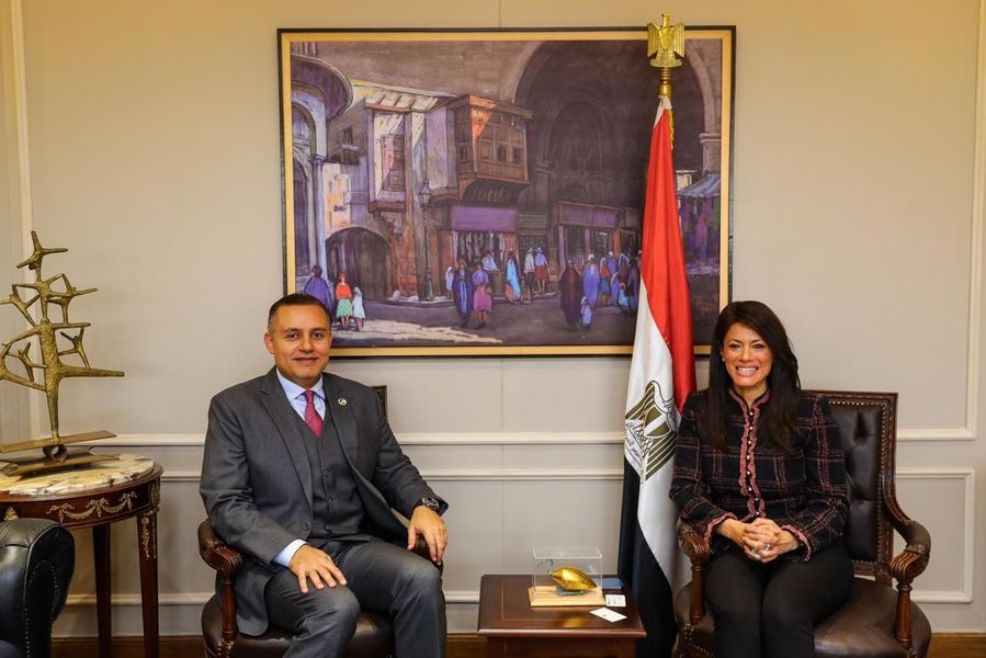 وزيرة التعاون الدولي تلتقي السفير القطري بالقاهرة لمناقشة تعزيز التعاون المشترك بين البلدين 1