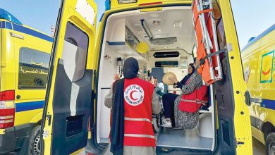 حركة دخول المساعدات واستقبال المصابين في معبر رفح البري بين مصر وفلسطين 27